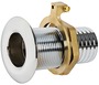 Seacock yellow brass w/hose adaptor 1/2“x 19 mm - Artnr: 17.323.01 7